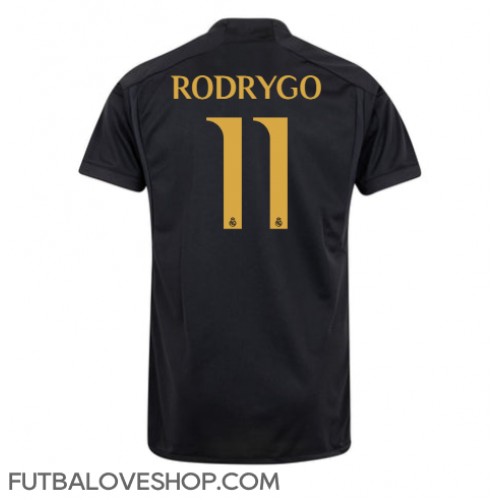 Dres Real Madrid Rodrygo Goes #11 Tretina 2023-24 Krátky Rukáv